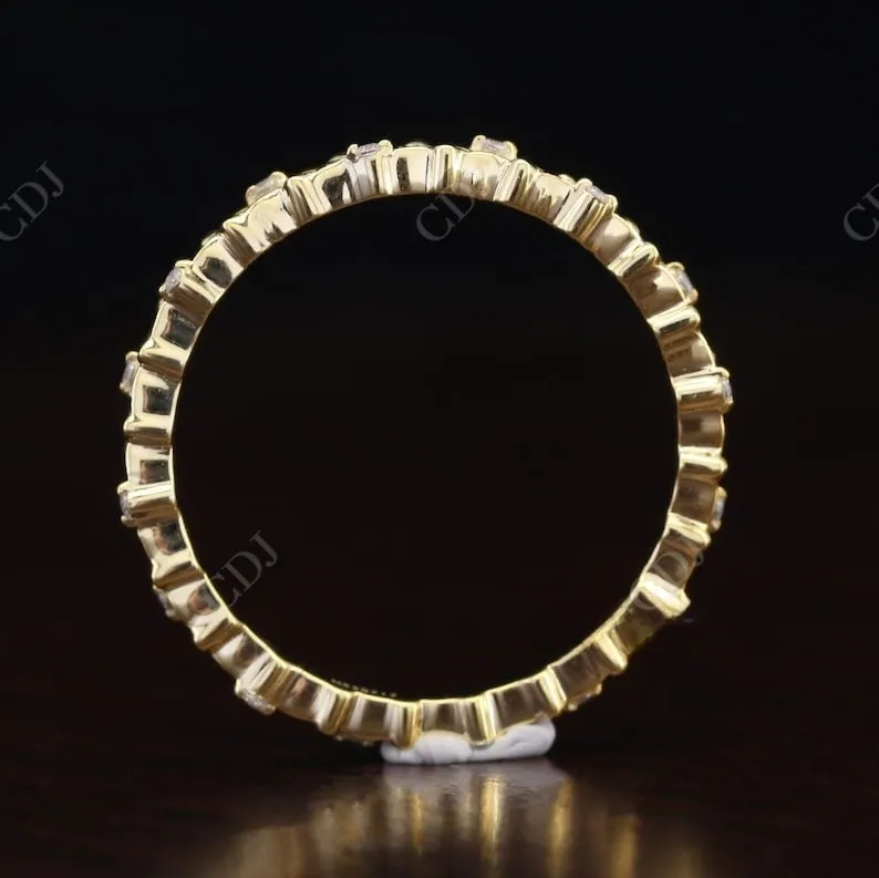 0.064CT Round Natural Diamond Wedding Band