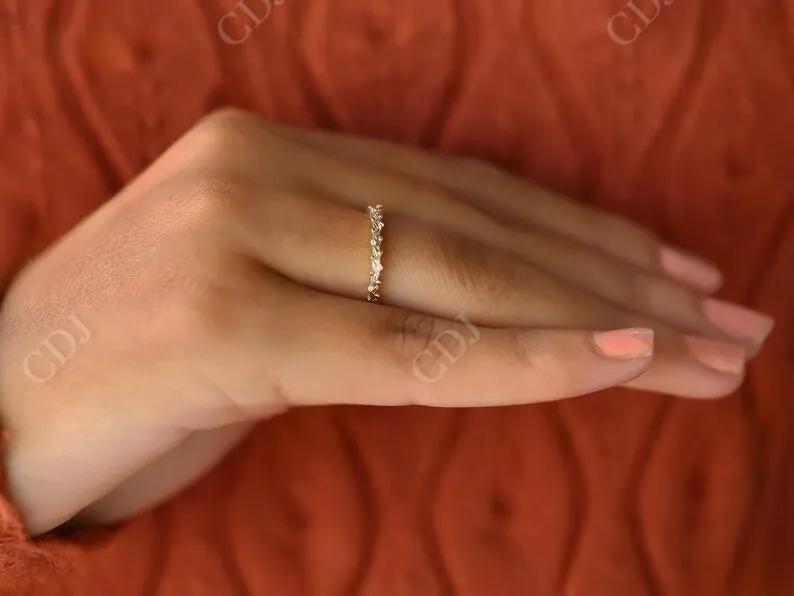 0.064CT Round Natural Diamond Wedding Band