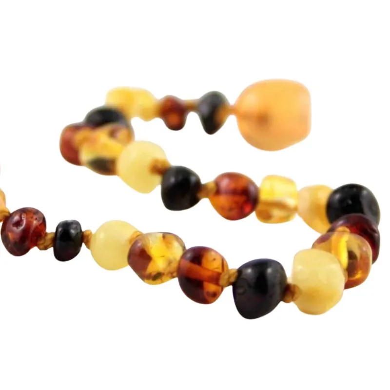 13 Inch Raw Amber Necklace