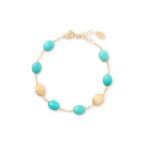 18K Gold Siviglia Turquoise Bracelet
