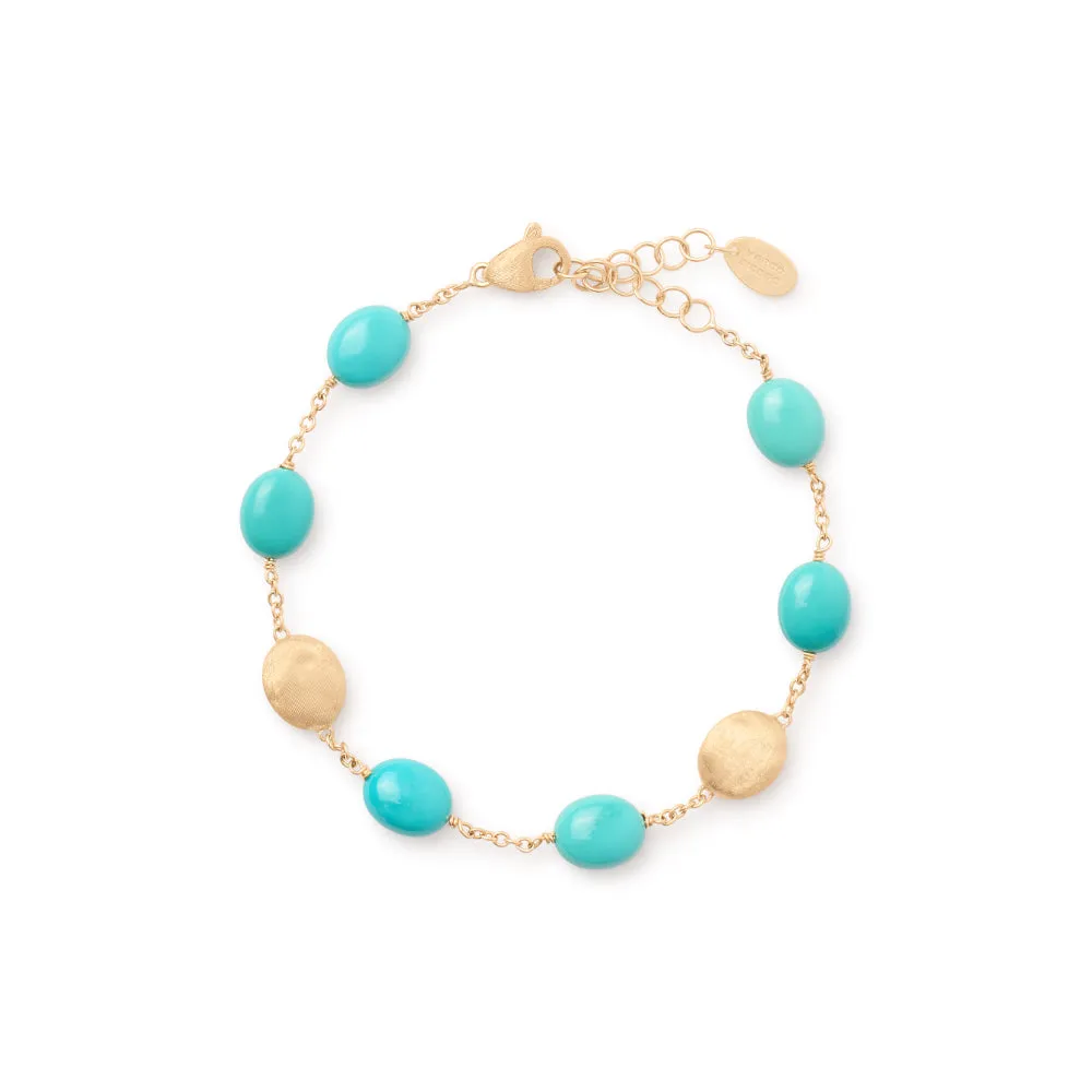 18K Gold Siviglia Turquoise Bracelet