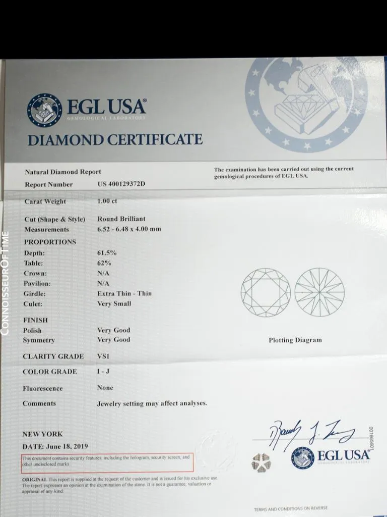 18K White Gold & Natural Diamond Halo Engagement Wedding Ring, 1.74 CT TDW - $11,000 Appraisal