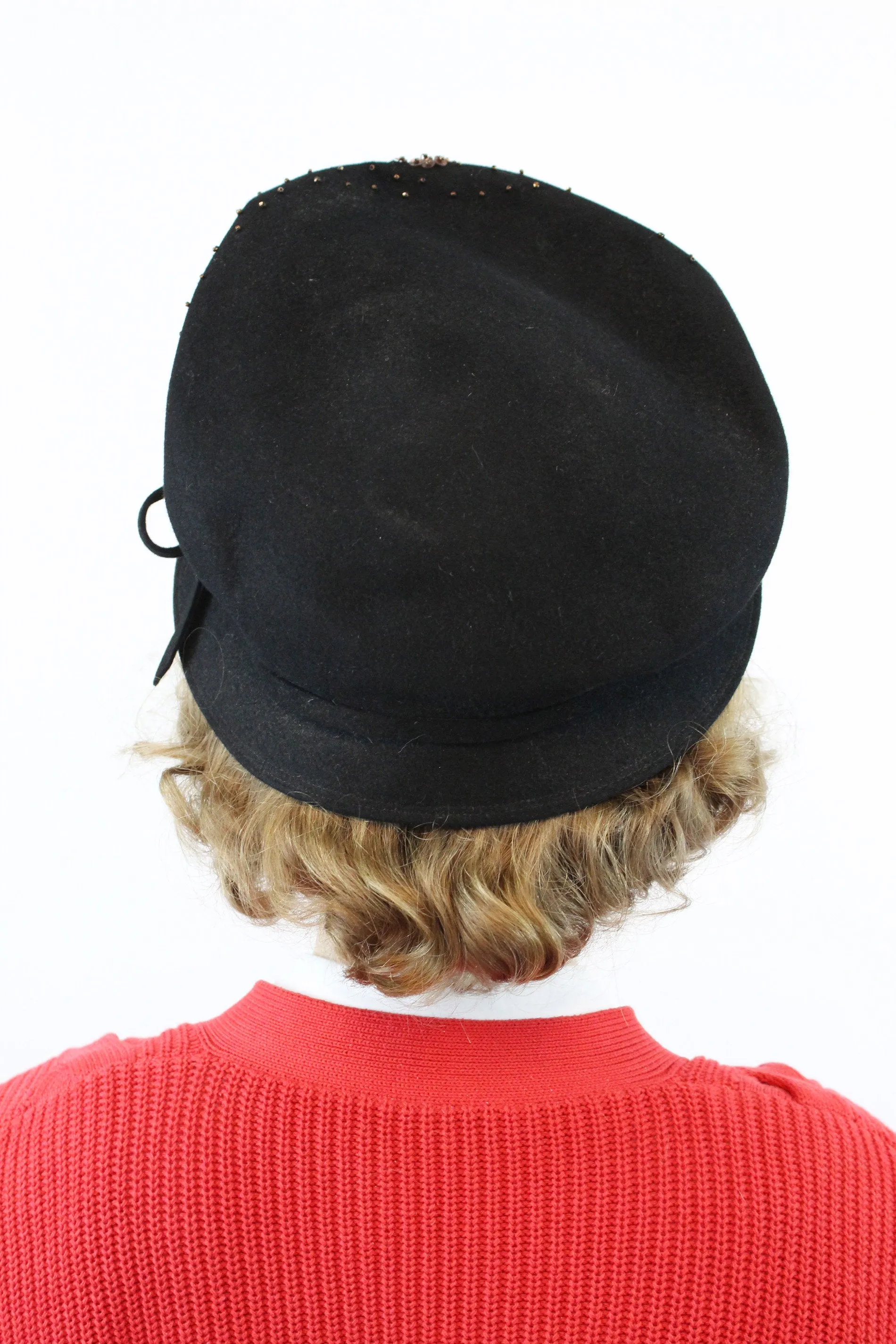 1940s conductor hat beaded cap | new fall