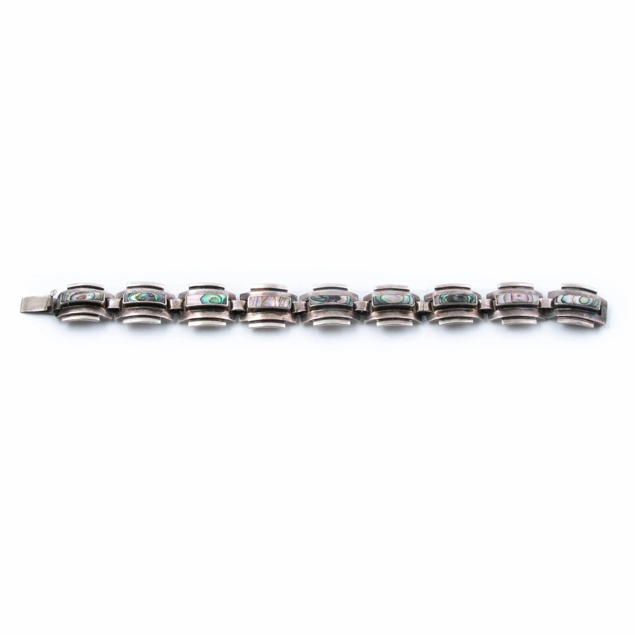 1970's Mexican Abalone Bracelet
