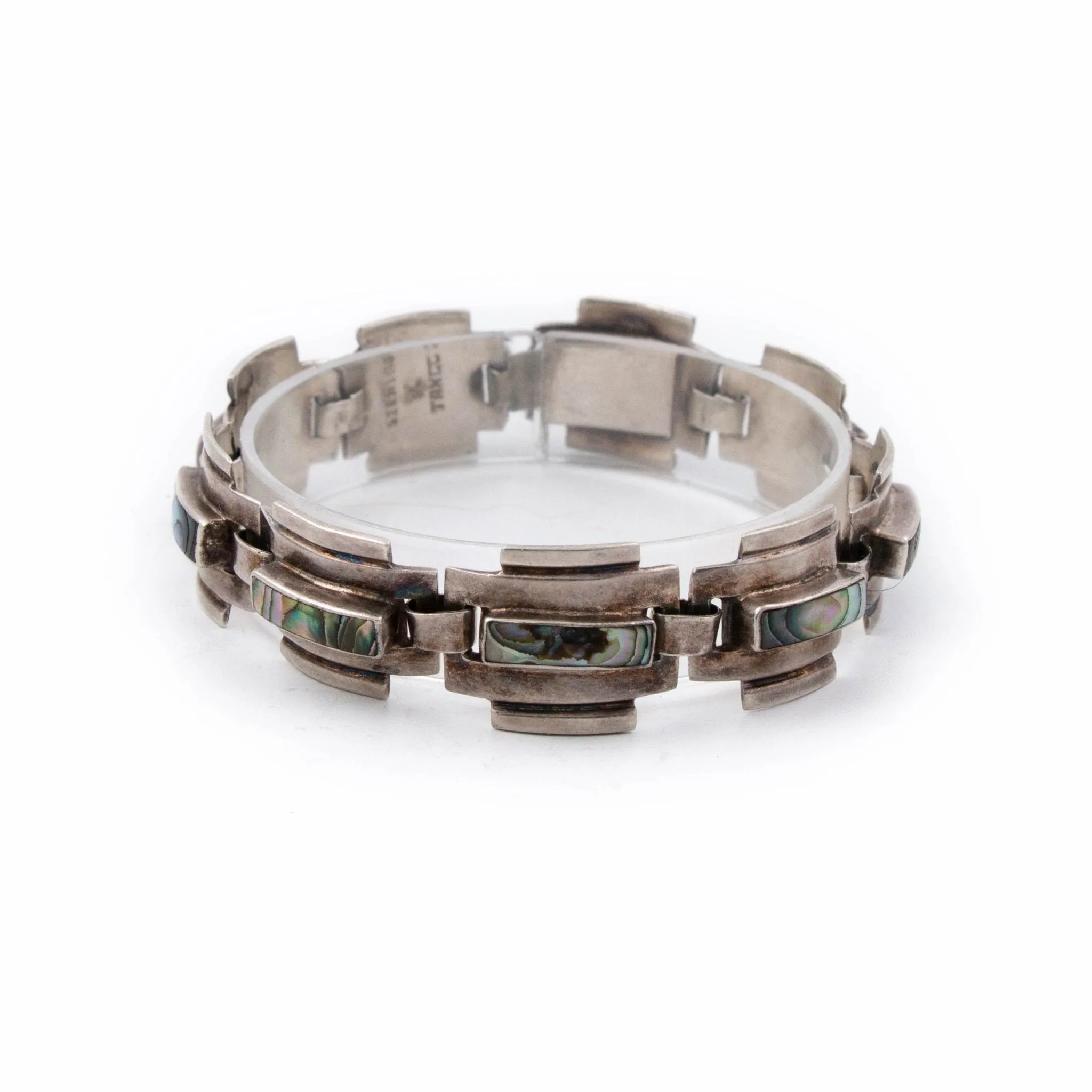 1970's Mexican Abalone Bracelet