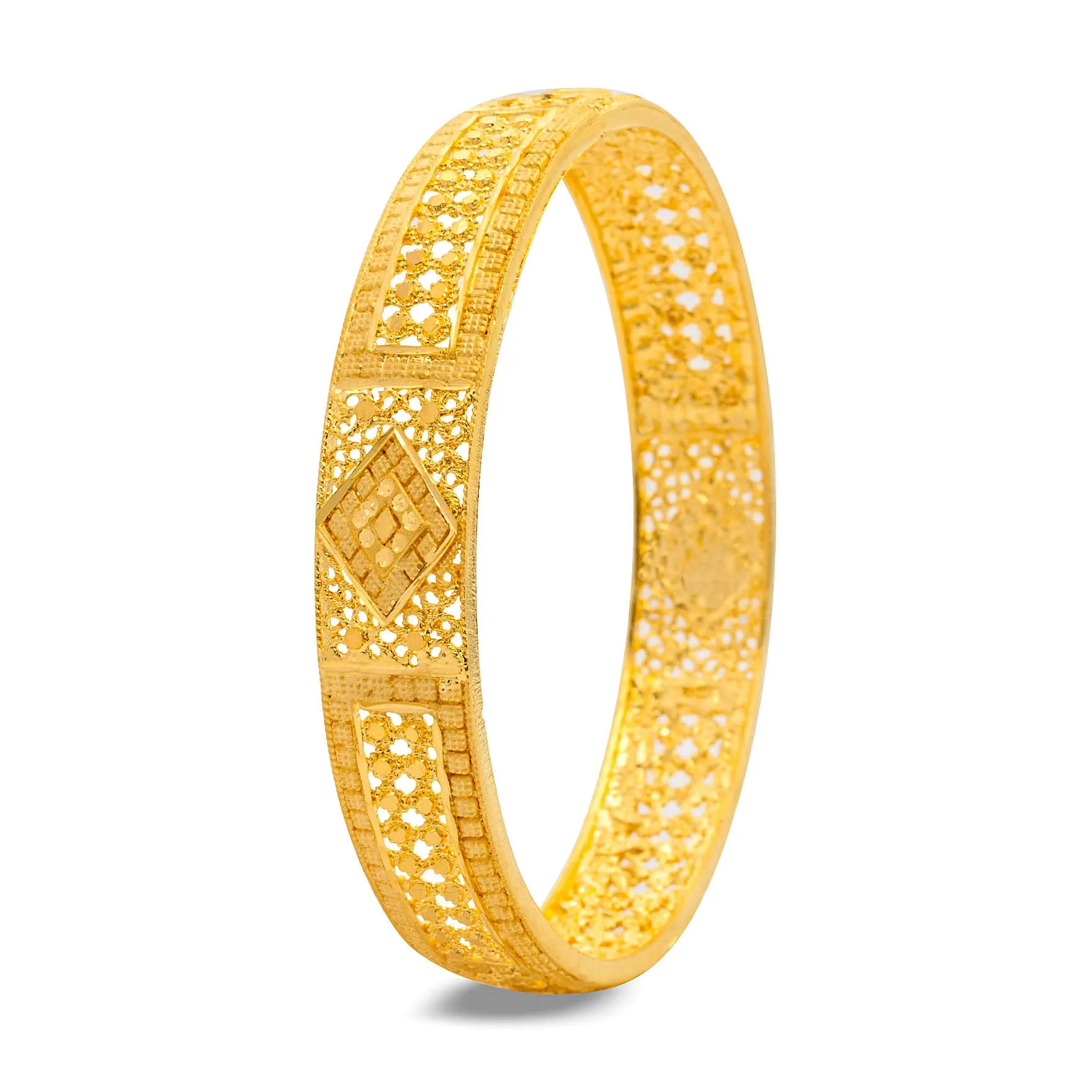24ct Heavy Gold Plated Pulsos Bangle PGB92-052