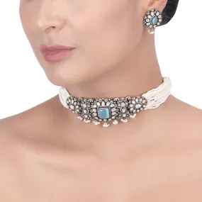 Aafreen Zujaani Choker Set