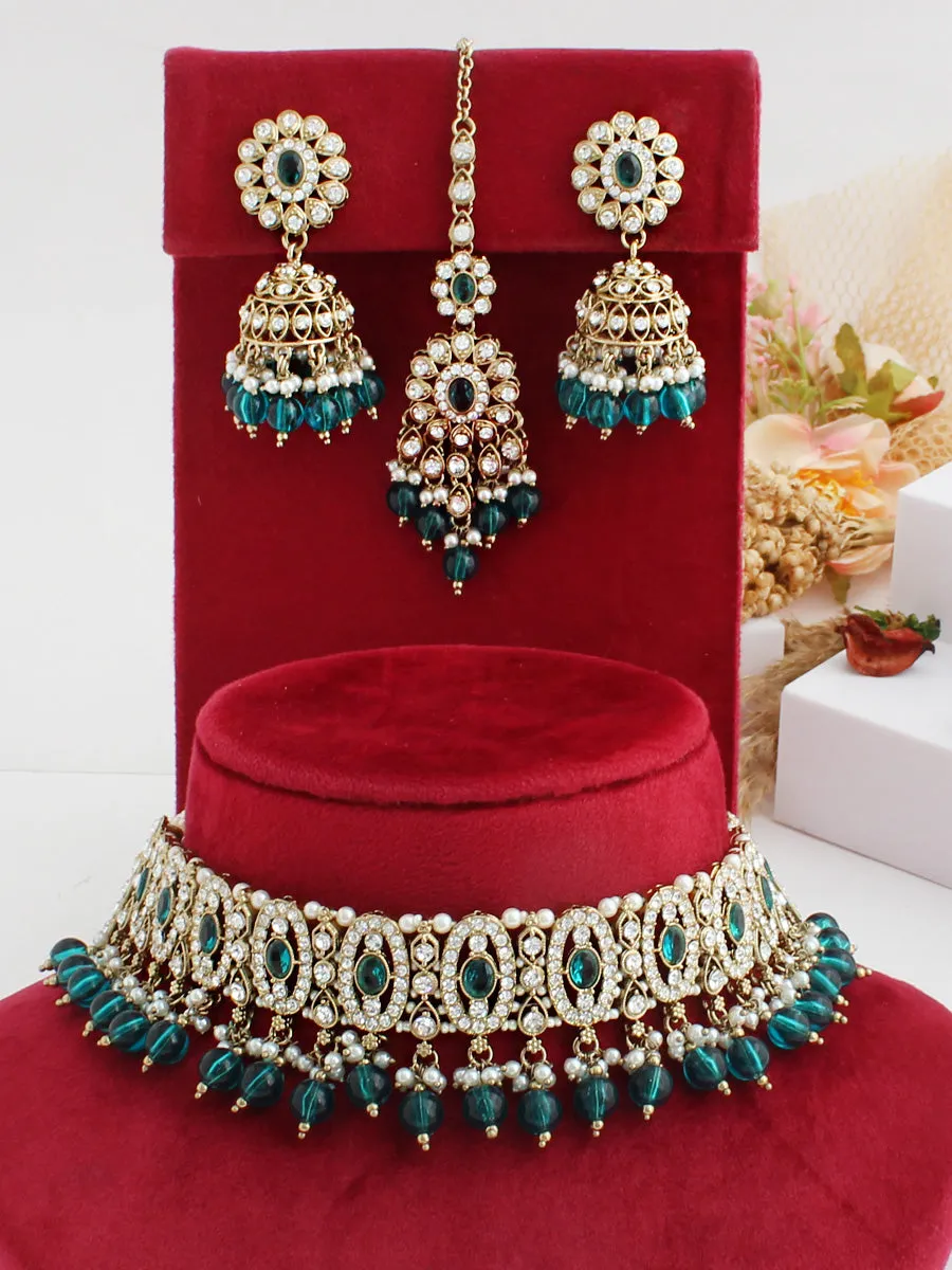 Aasma Choker Necklace Set