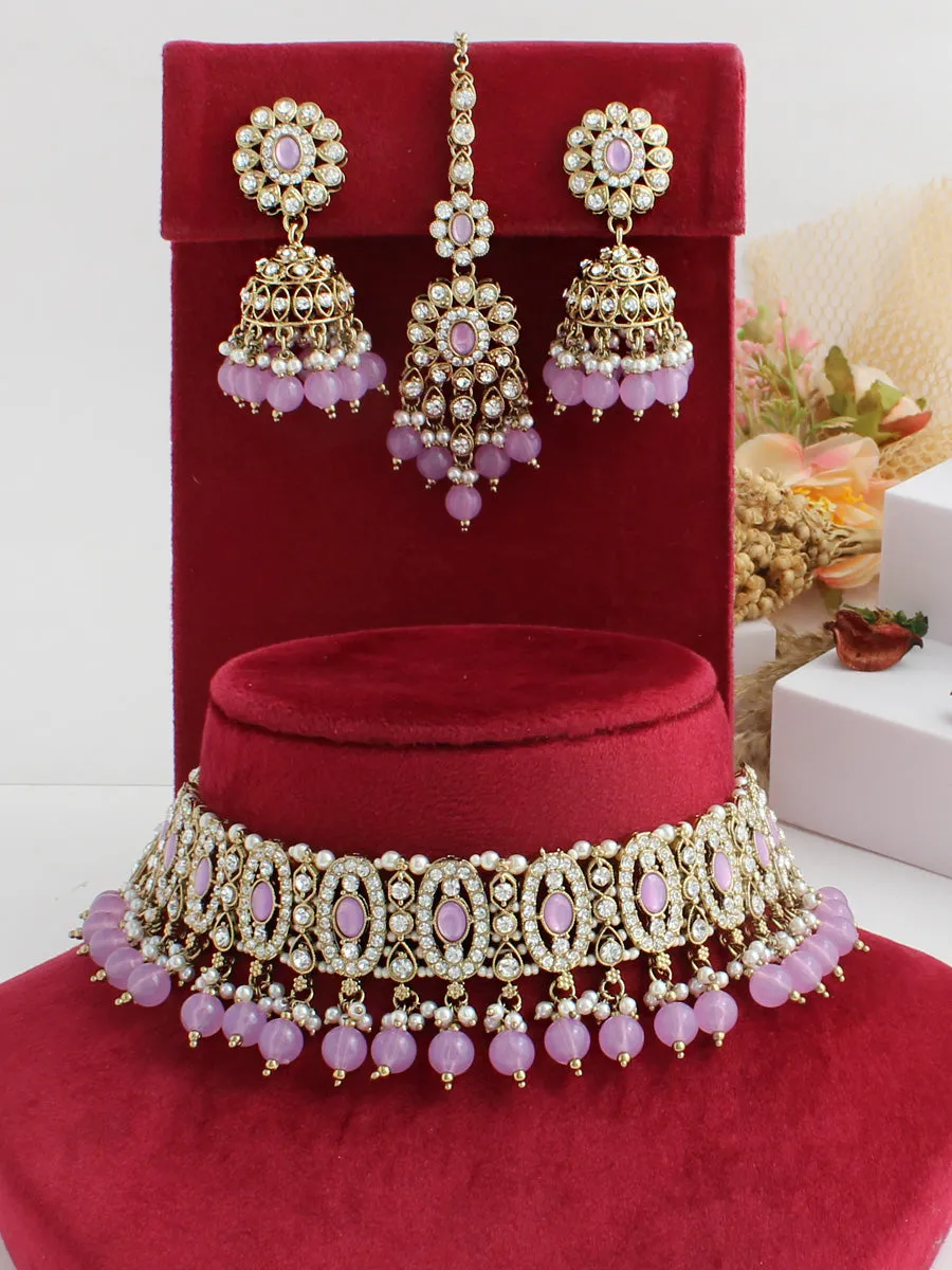 Aasma Choker Necklace Set