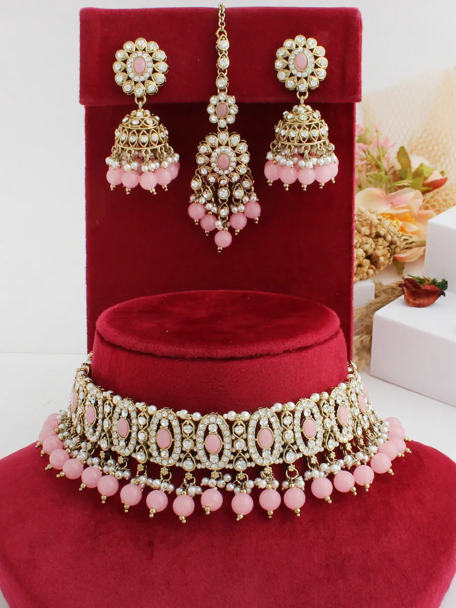 Aasma Choker Necklace Set