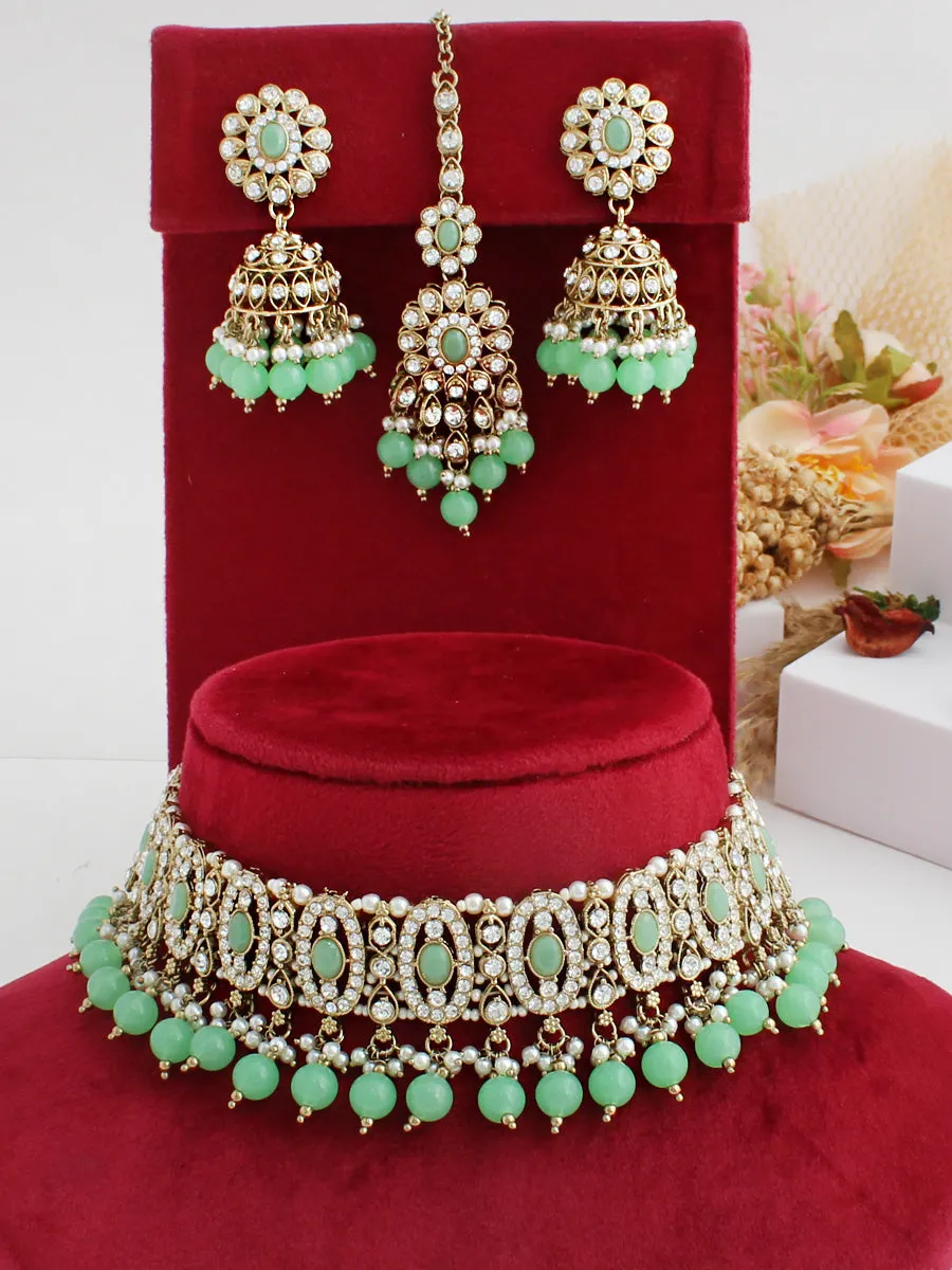 Aasma Choker Necklace Set