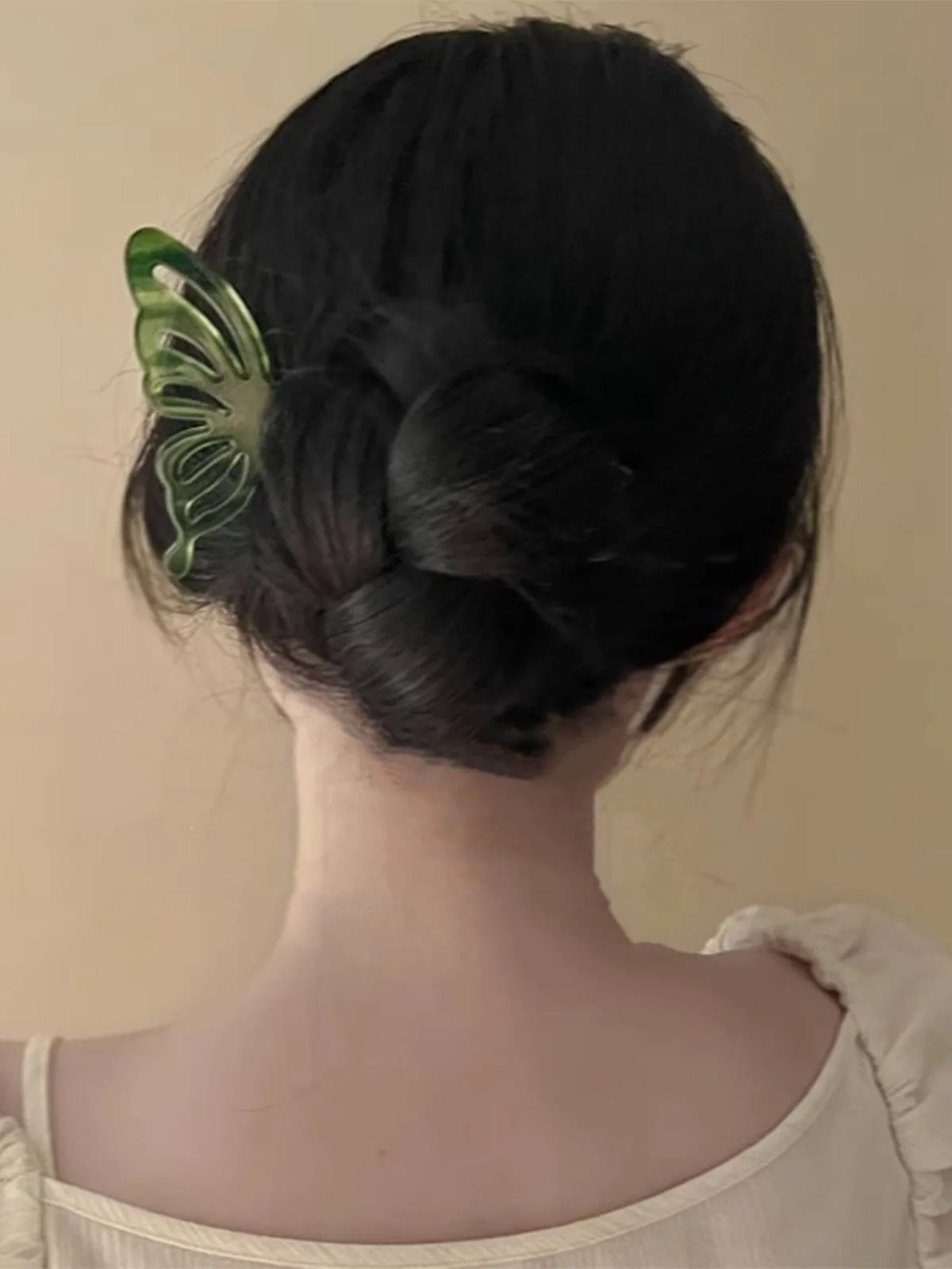 Acetate U-shaped butterfly Hairpin