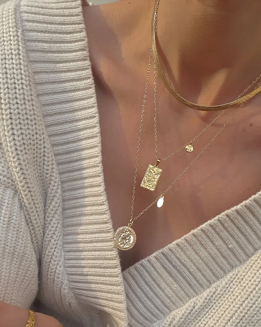 Adelina Flat Choker Necklace