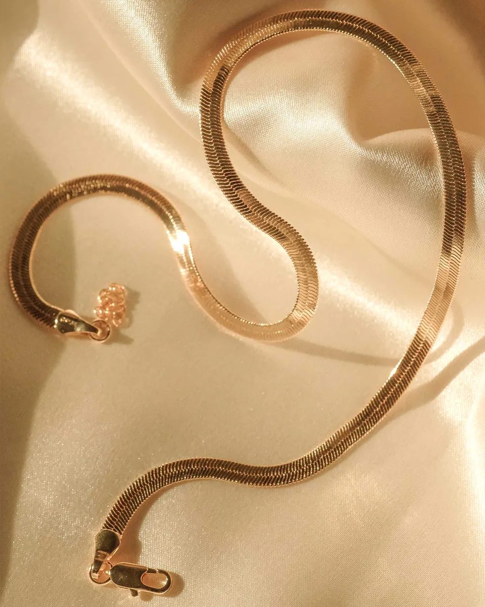 Adelina Flat Choker Necklace