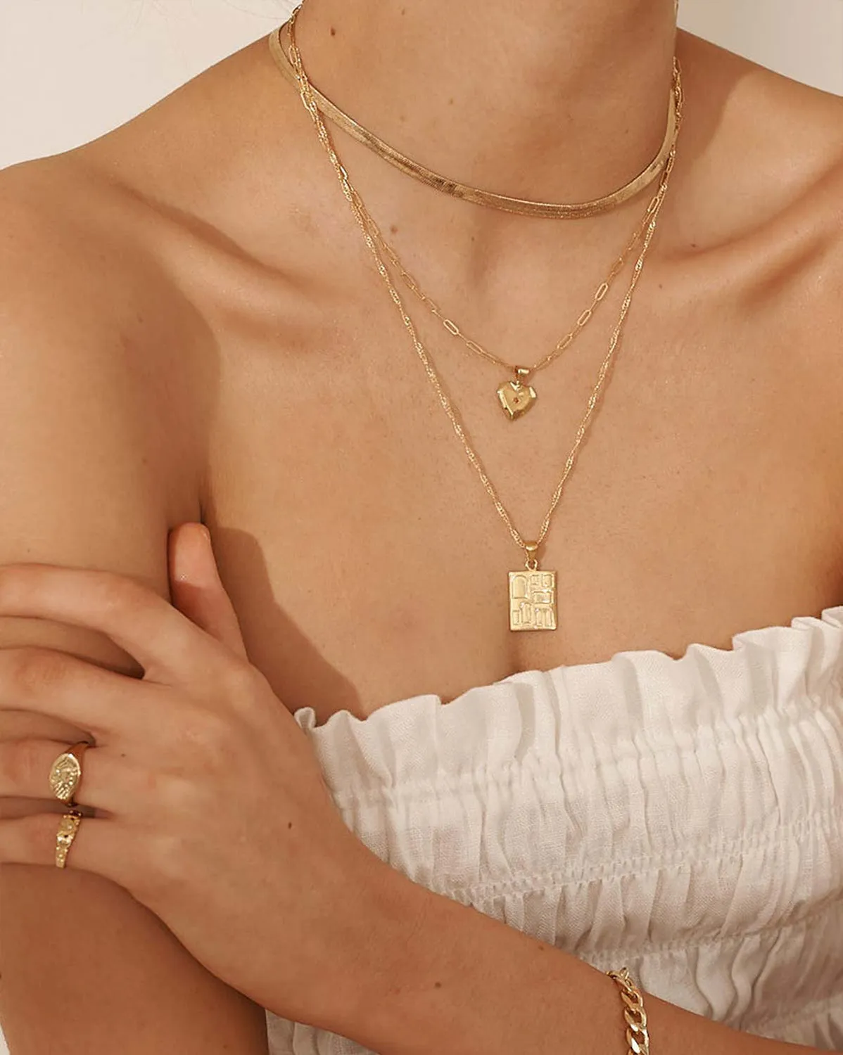 Adelina Flat Choker Necklace