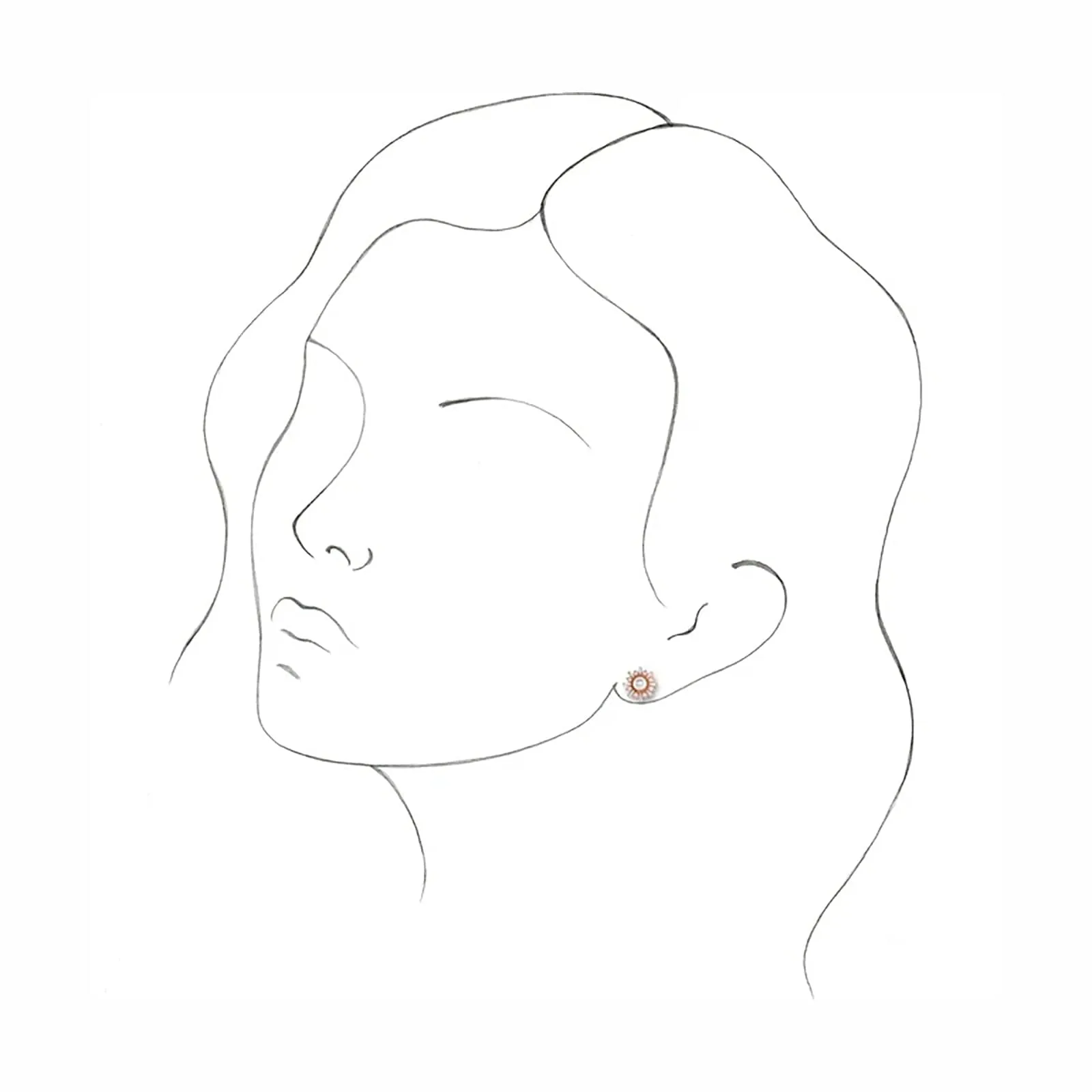 Akoya Pearl, Opal, and Diamond Halo Earrings