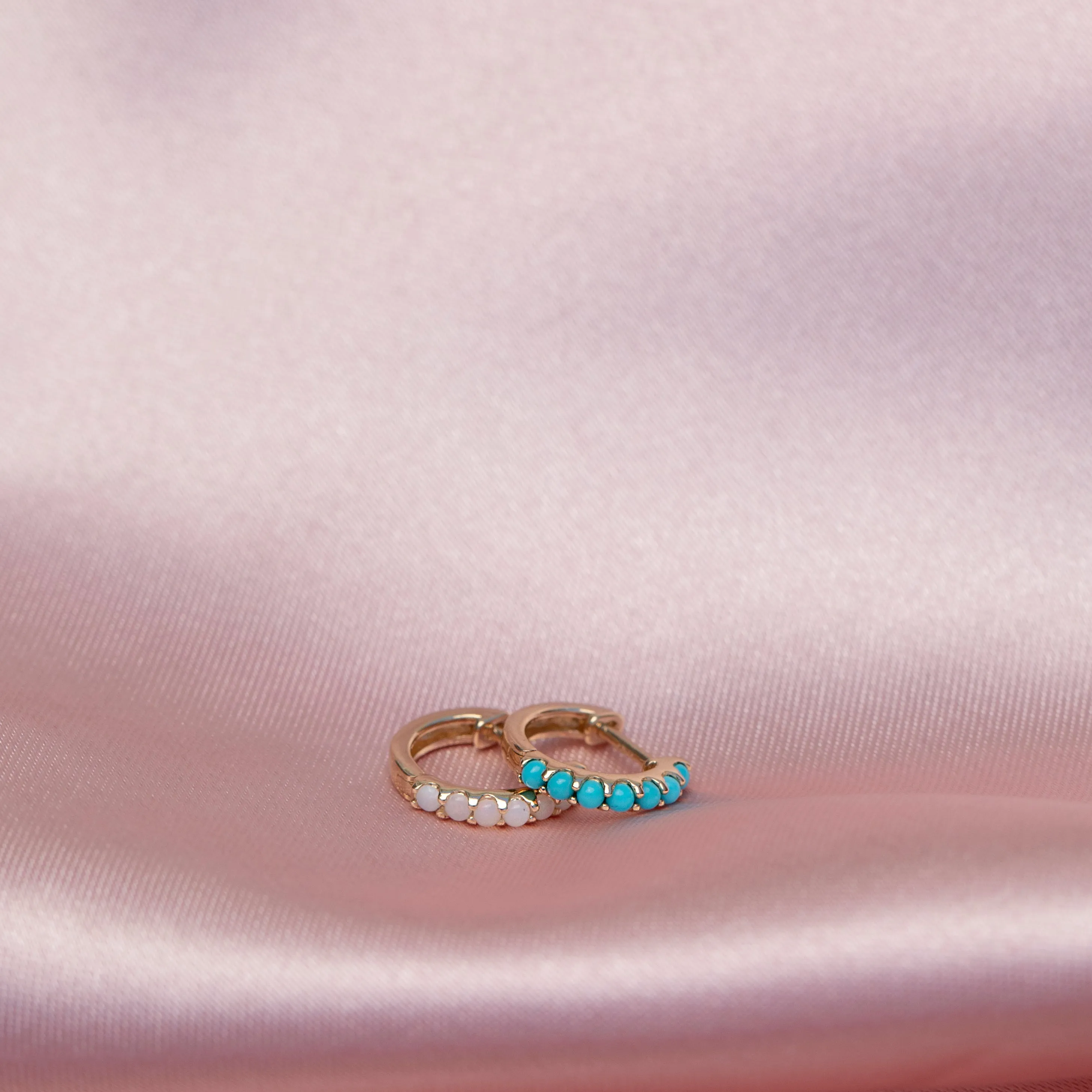 Alli Webb Opal Huggie