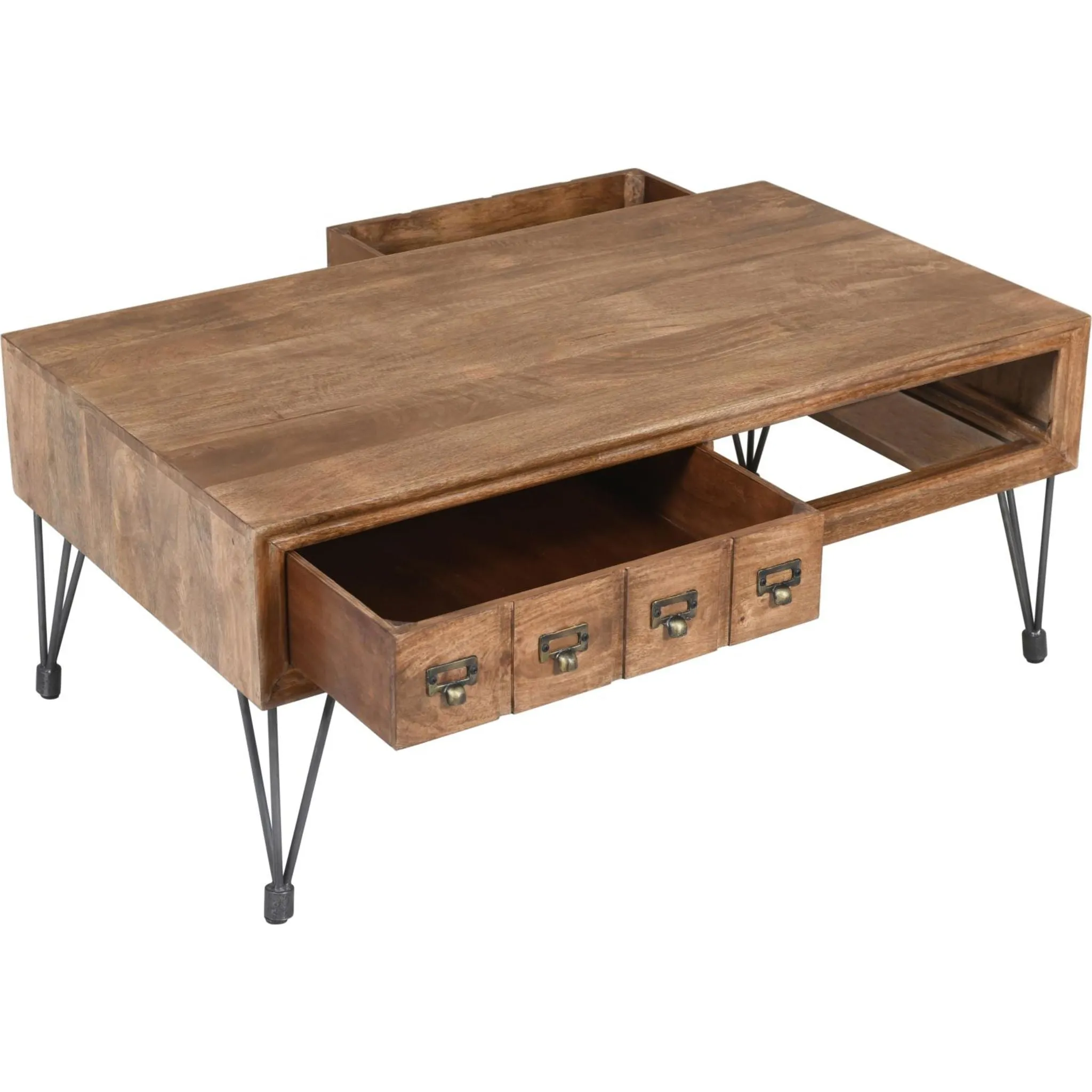 American Vintage Coffee Table - Medium Brown