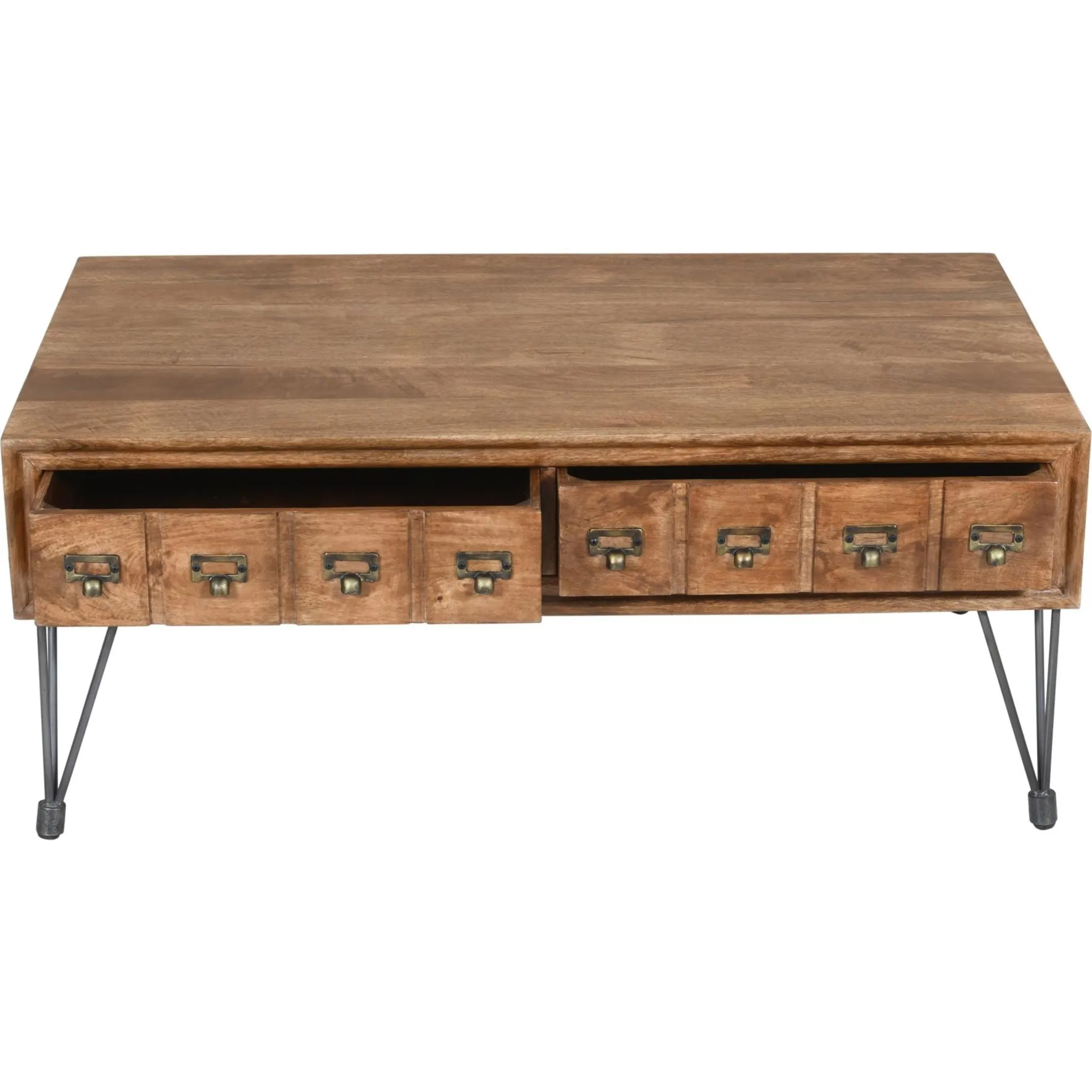 American Vintage Coffee Table - Medium Brown