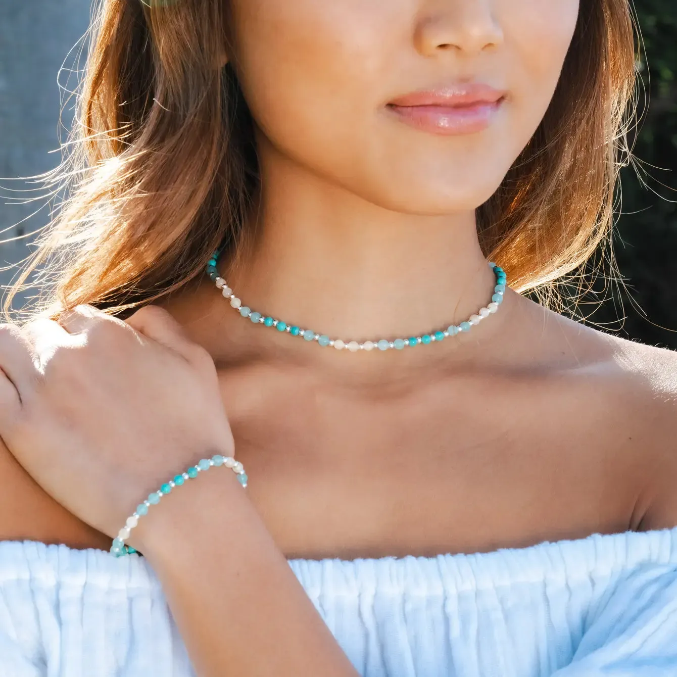 Anti-Anxiety   Healing 4mm Metal Accent Healing Bracelet