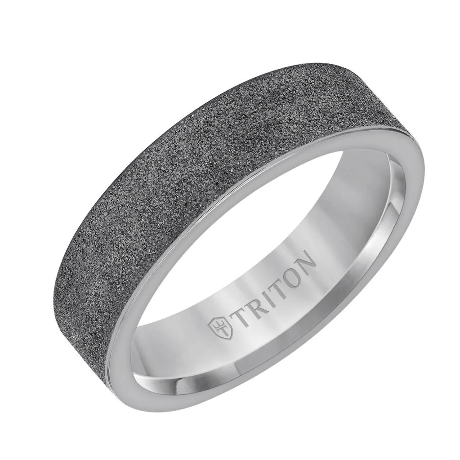 Artcarved 6MM Tantalum Sandblast Finish Wedding Band