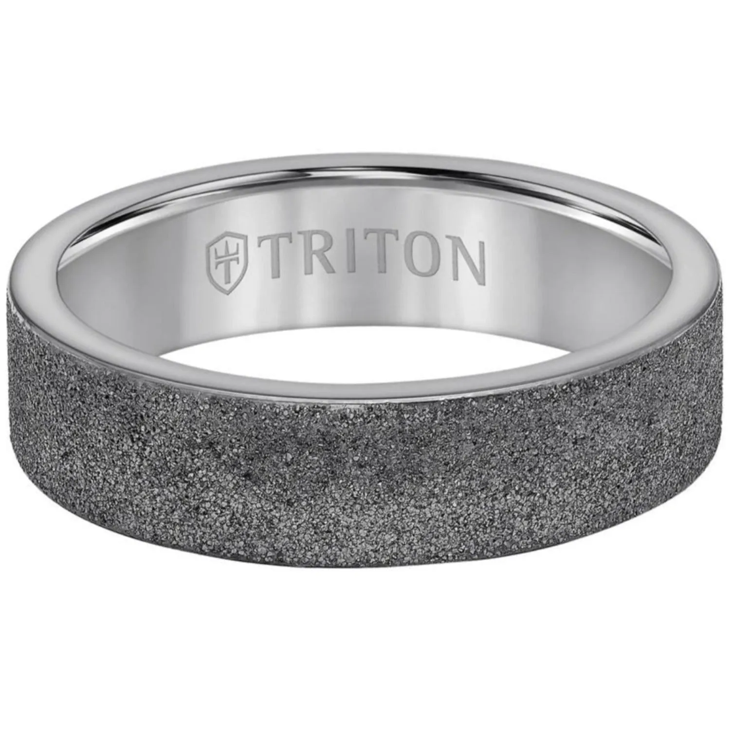 Artcarved 6MM Tantalum Sandblast Finish Wedding Band
