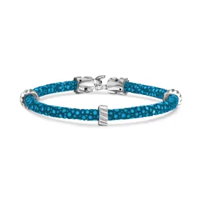 B497R Turquoise Stingray with Silver Gears