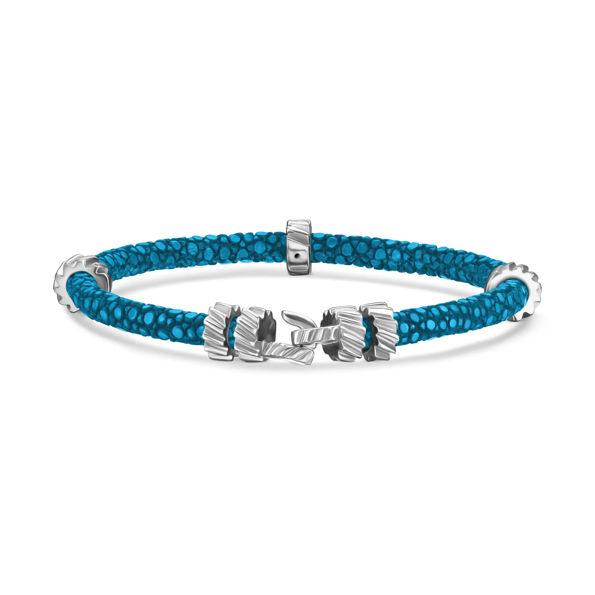 B497R Turquoise Stingray with Silver Gears