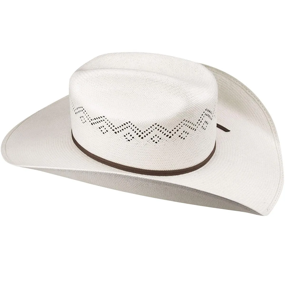 Bailey Western Indio 15X Straw Cowboy Hat, Ivory