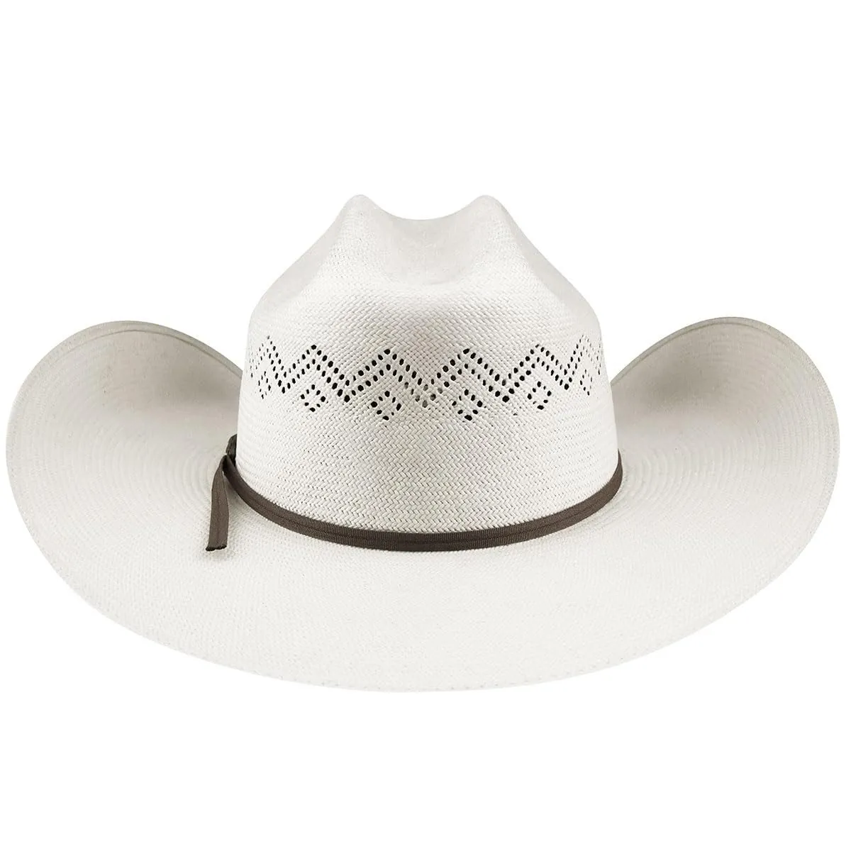Bailey Western Indio 15X Straw Cowboy Hat, Ivory