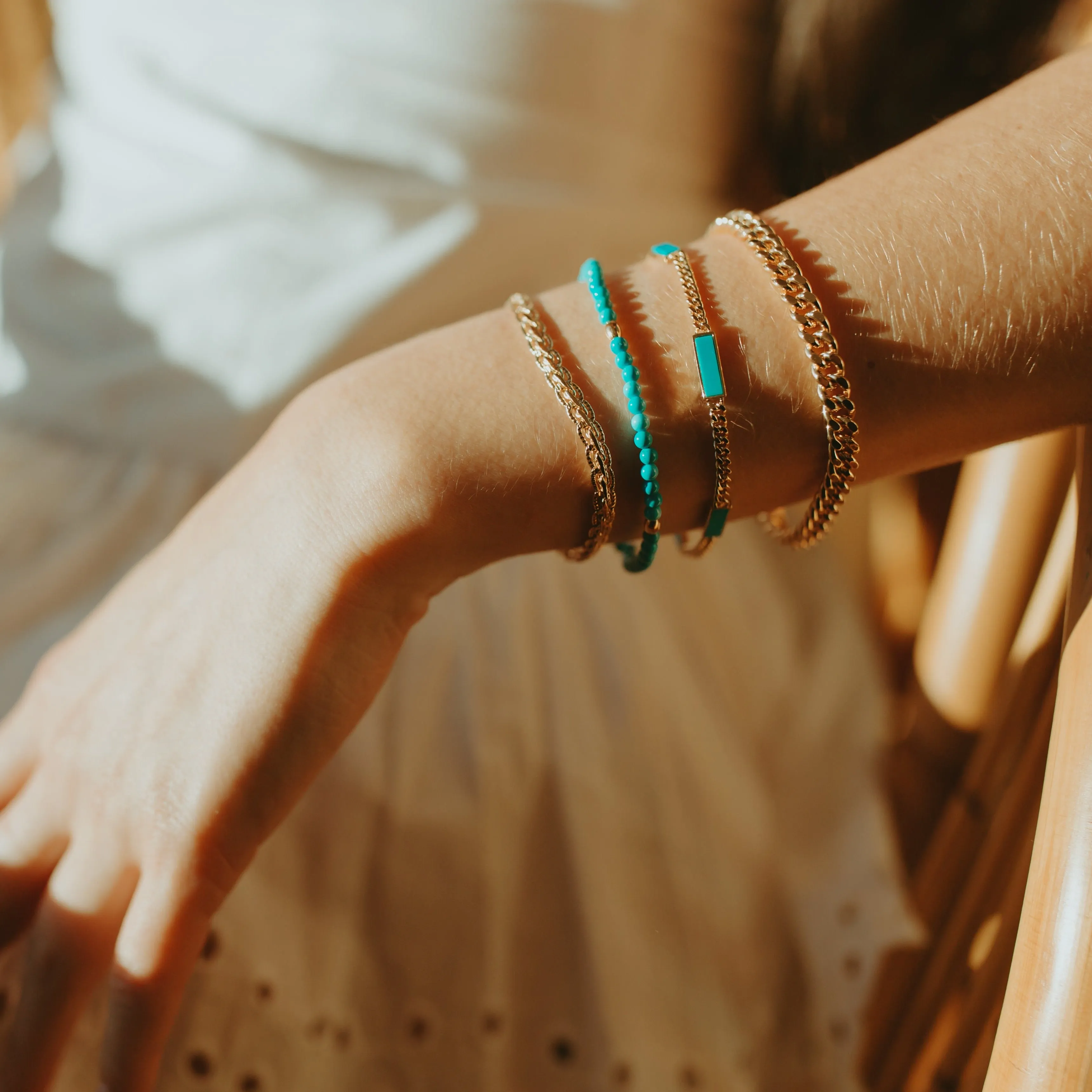 Bali Beaded Bracelet - Turquoise