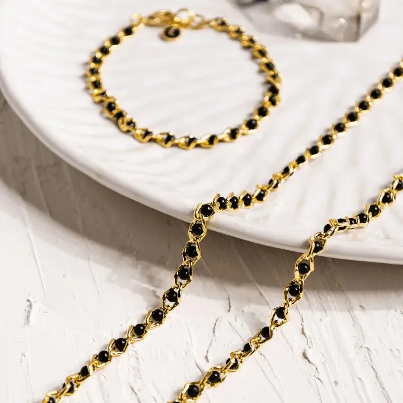 Beaded Chain Bracelet