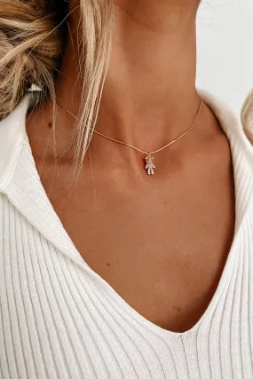 Beary Cute Choker Necklace (Gold)