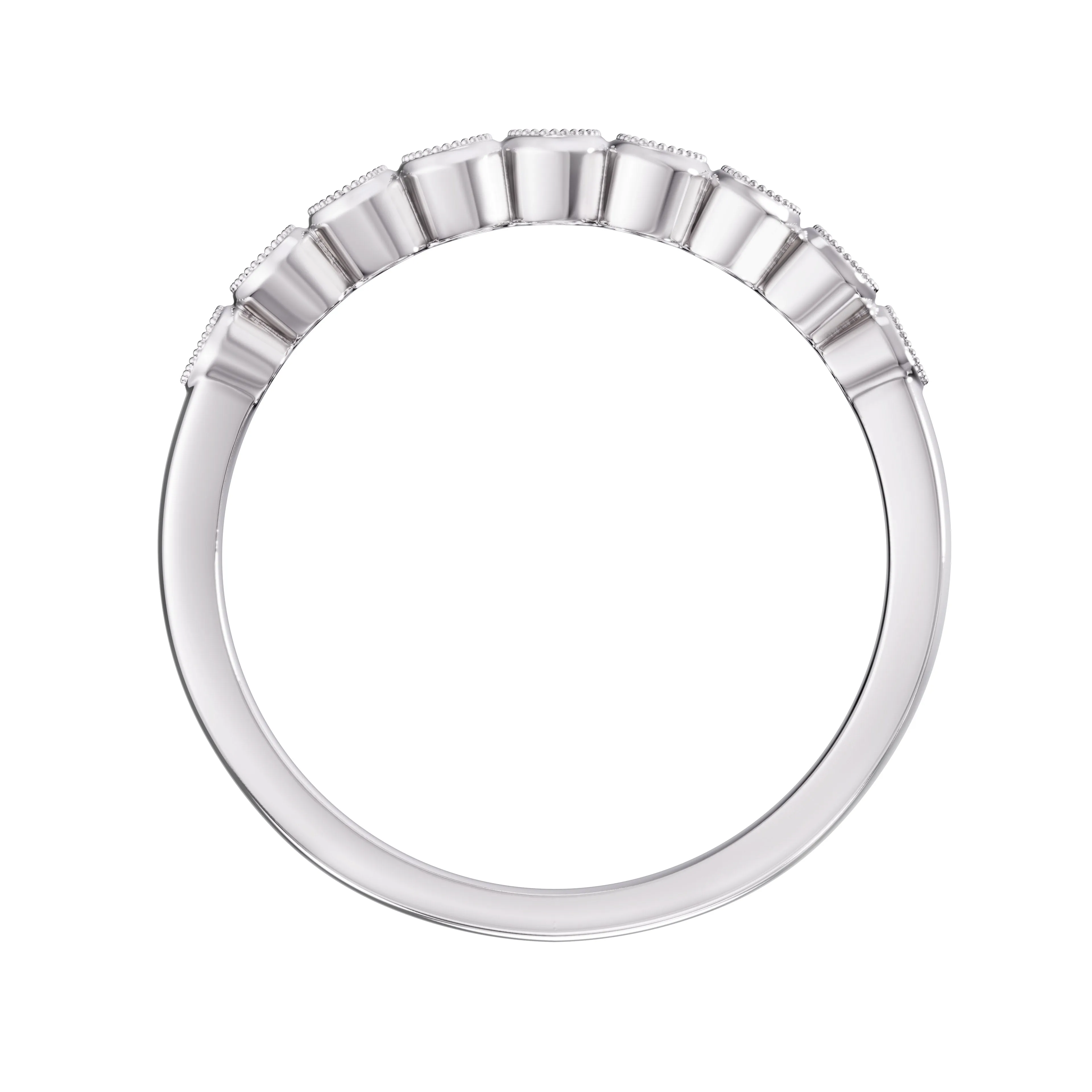Bezel Set Diamond Band