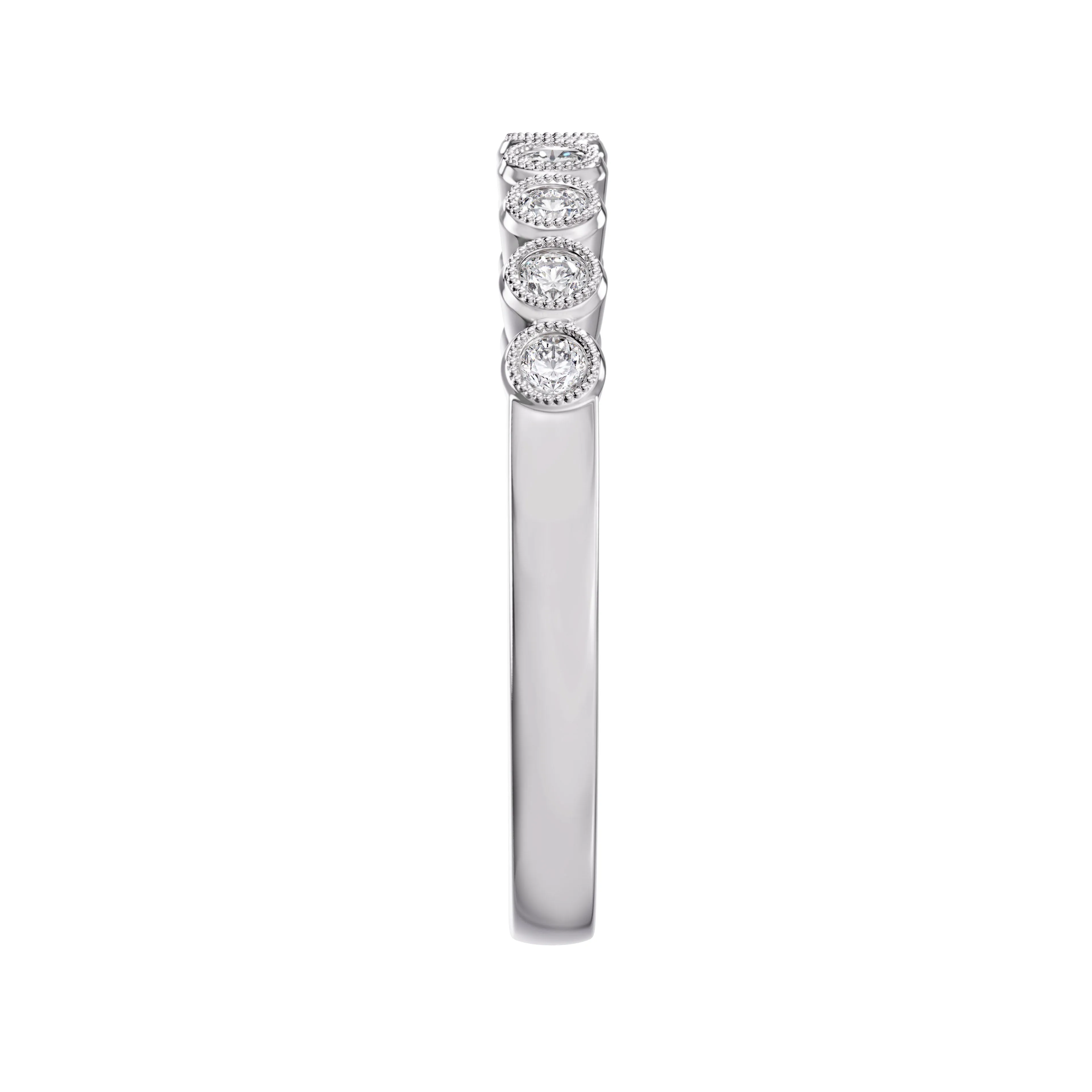 Bezel Set Diamond Band