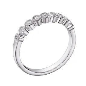 Bezel Set Diamond Band