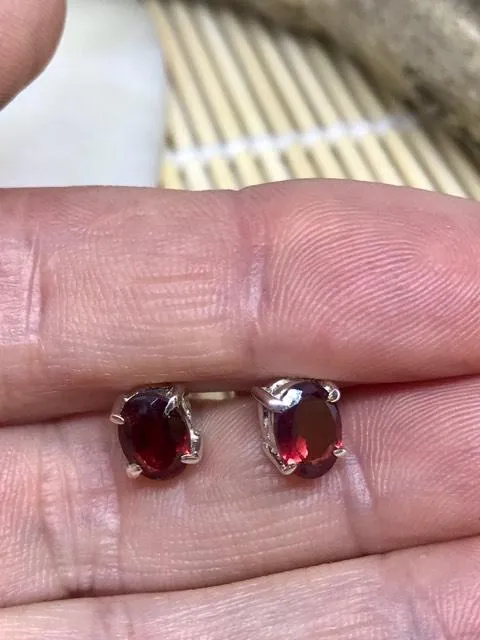 Bijou Garnet Studs