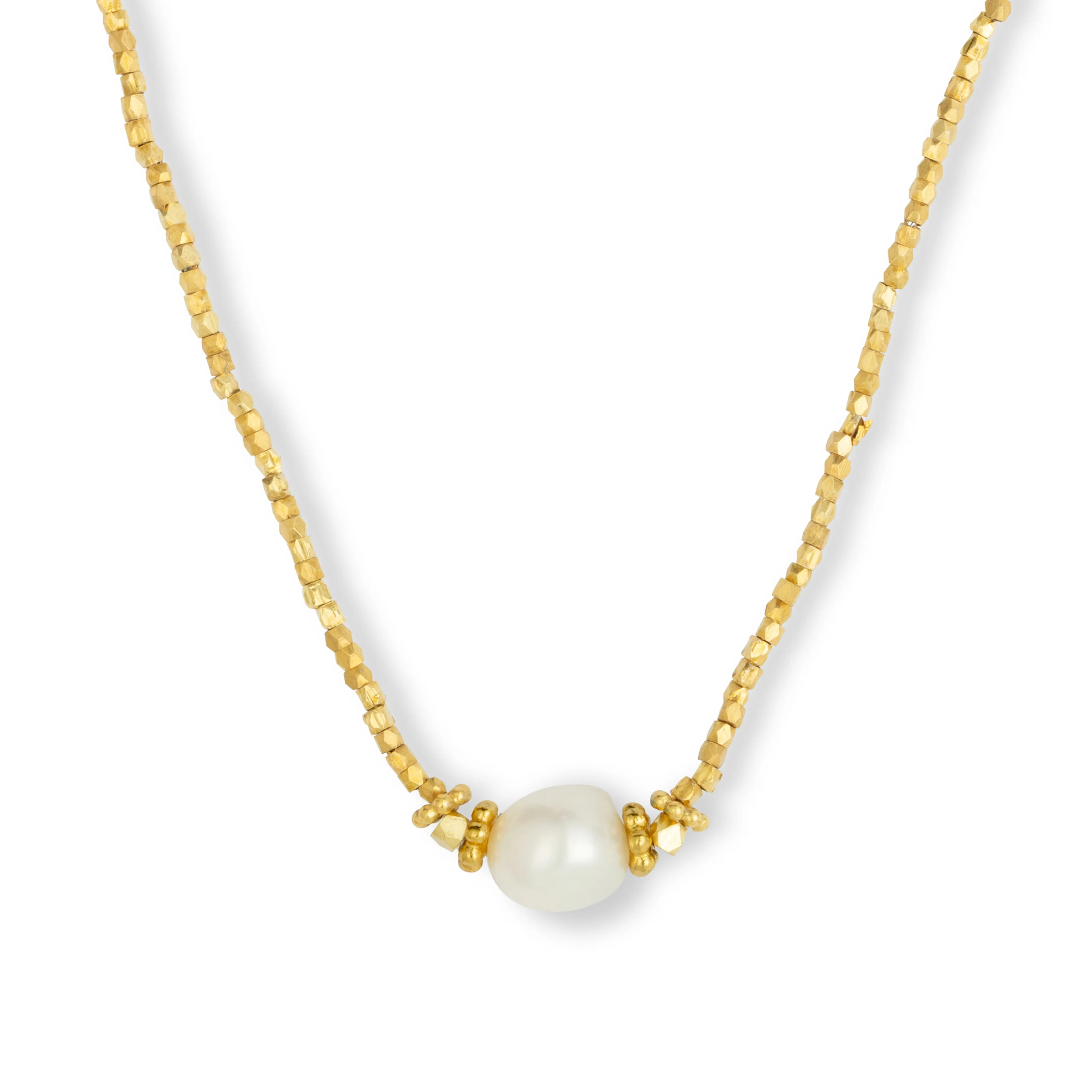 Bluebell Choker Necklace Freshwater Pearl