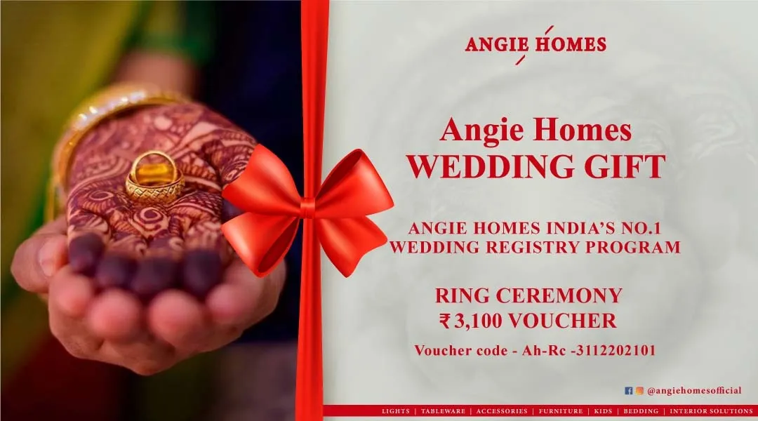Book Now Wedding Gift Registry India Program with AngieHomes
