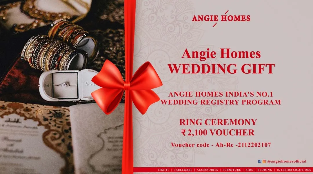Book Wedding Gift Registry India Program Online with AngieHomes