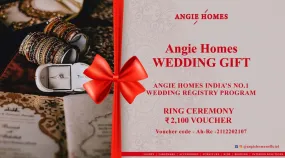 Book Wedding Gift Registry India Program Online with AngieHomes