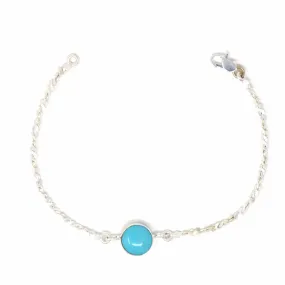 Bracelet with Turquoise Bauble