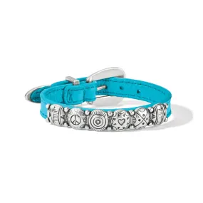 Brighton Women's Aqua Harmony Bandit Bracelet