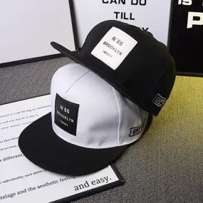 BROOKLYN Letters Solid Color Patch Baseball Cap