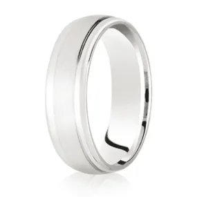 Brushed Centre diamond cut edged
