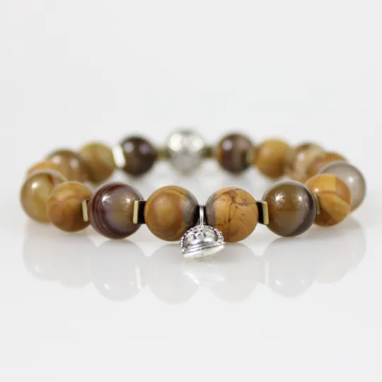 Buddha Charm Bead Bracelet