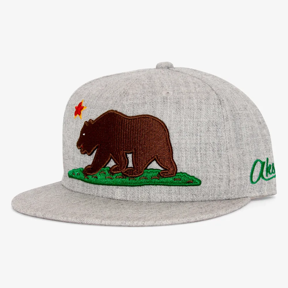 California Grizzly Snapback Hat