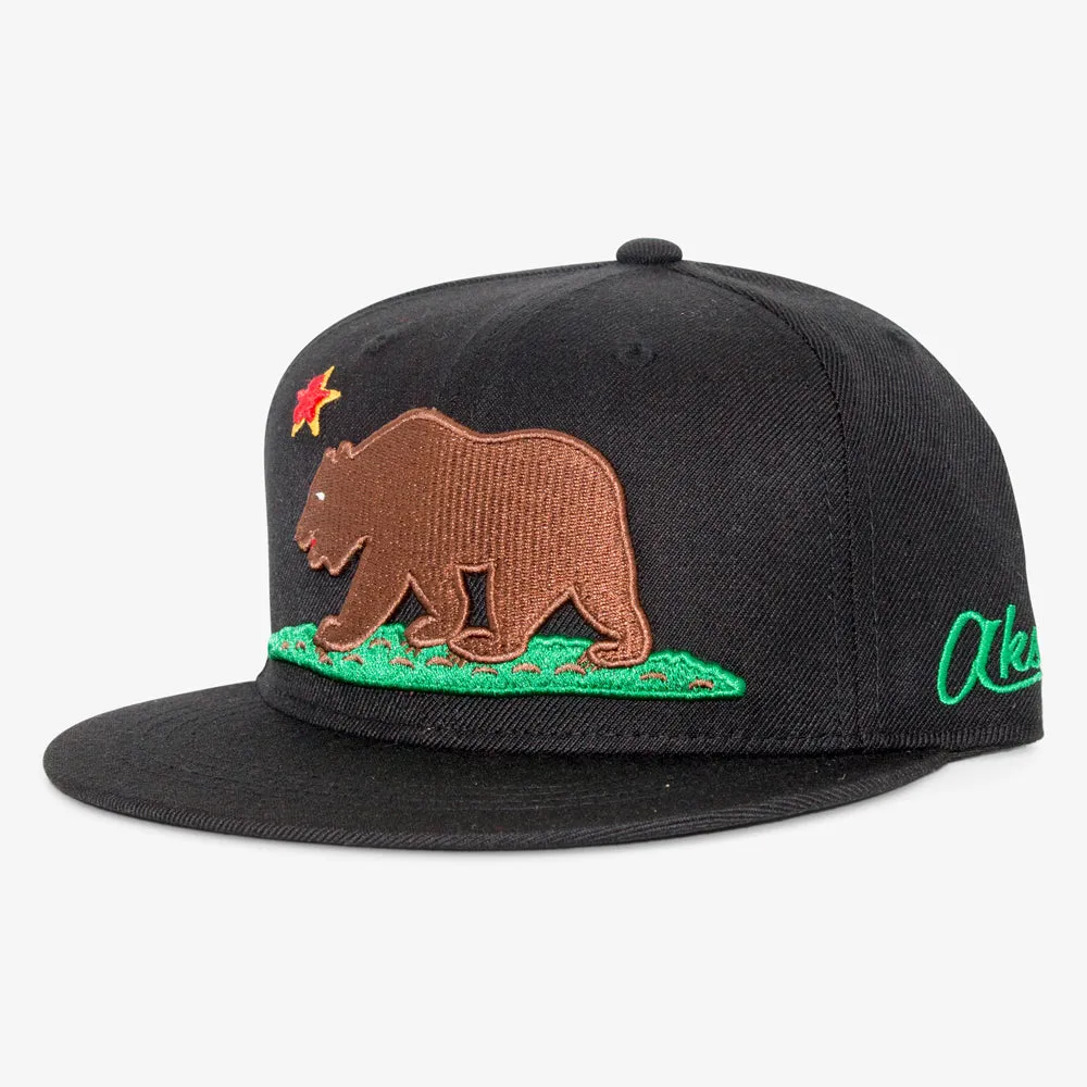 California Grizzly Snapback Hat