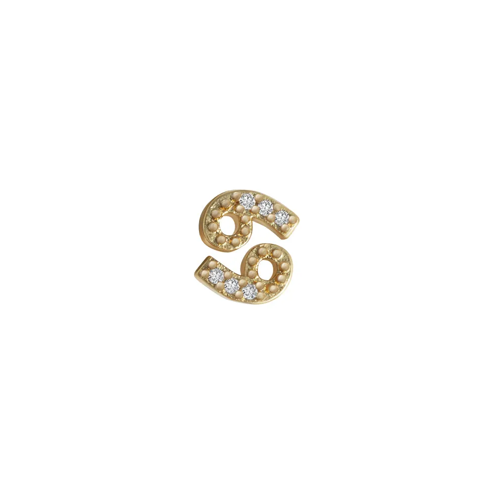 Cancer Charm (yellow)