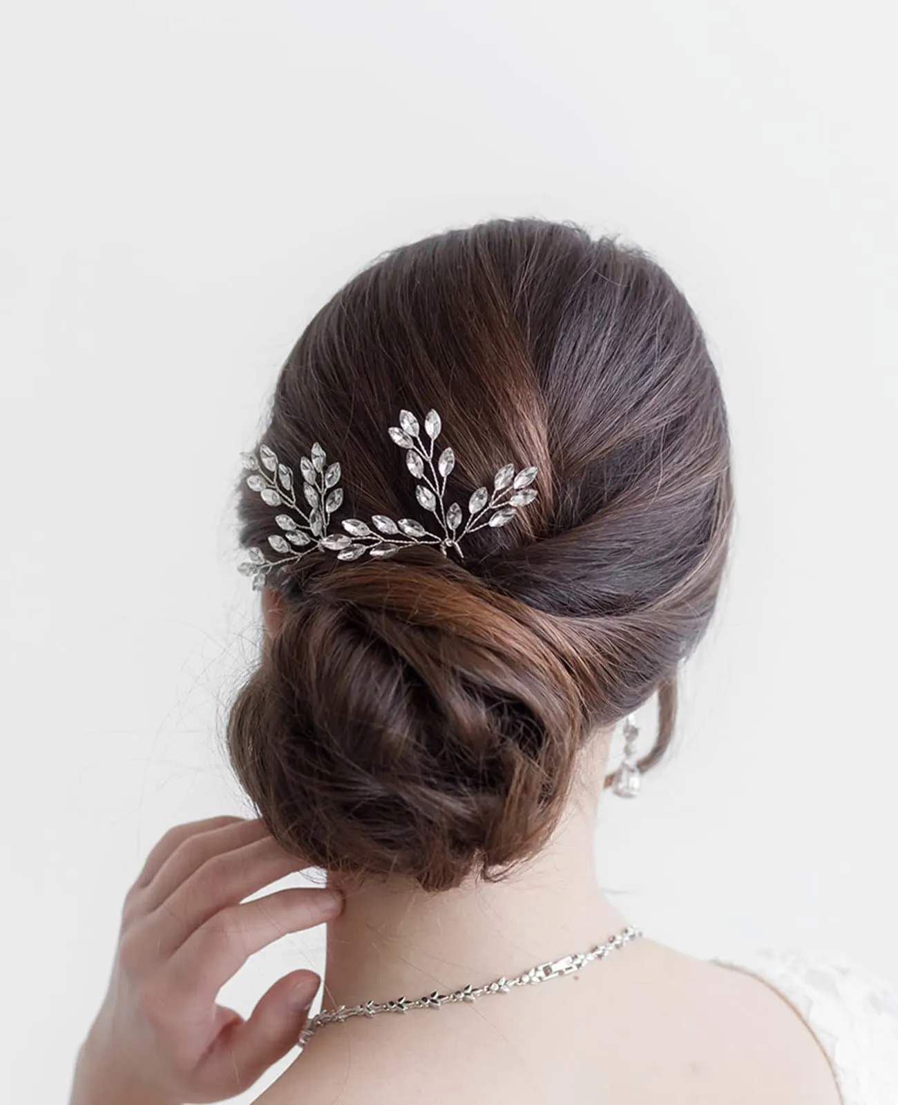 Candace Crystal Hairpin Set of 2